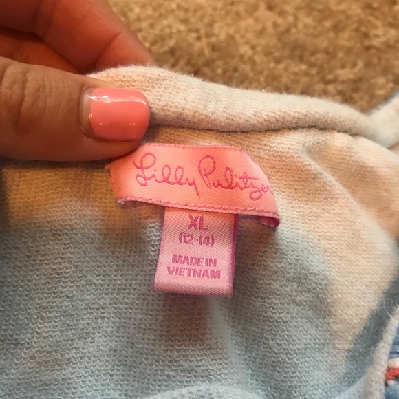 Lilly Pulitzer Minnie’s Romper kids size 12-14 - Picture 2 of 5